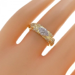 Nhẫn kim cương K18YG/PT900 0.37CT - Hàng hiệu chính hãng 853706