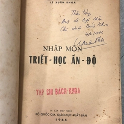 NHẬP MÔN TRIẾT HỌC ẤN ĐỘ - LÊ XUÂN KHOA 455491