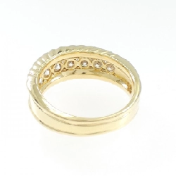 Nhẫn kim cương K18YG 0.68CT 671411