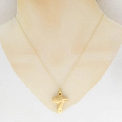 K18YG Dây chuyền hình chữ thập - Hàng hiệu Authentic 858687