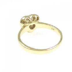 Nhẫn kim cương pavé hình trái tim K18YG 0.30CT - Hàng hiệu chính hãng 852746