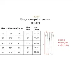 Quần Âu Nam Ống Suông Đứng Vải Thái Kháng Nhăn THOMAS Simple Trouser Ẩn Cúc Thomas S 996529