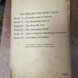 English for today - LITERATURE IN ENGLISH 1008297