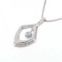 K18WG Dây chuyền kim cương 0.10CT - Hàng hiệu Chính hãng 865486