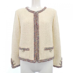 Áo khoác không cổ CHANEL P62697V45768