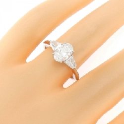 Nhẫn kim cương PT900 1.032CT D VS1 cắt oval - Hàng hiệu Authentic 871292