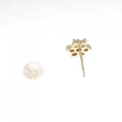 Bông tai kim cương hoa K18YG 0.18CT một bên - Hàng hiệu Chính hãng 869414