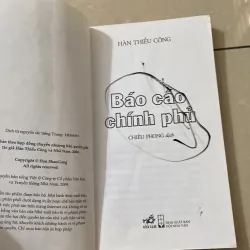 Báo cáo chính phủ - Hàn Thiếu Công 1033344