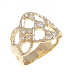 Nhẫn kim cương K18YG 0.3CT - Hàng hiệu Authentic