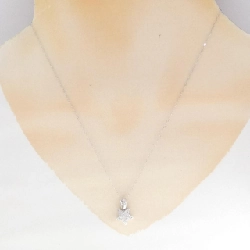 K18WG Ngôi sao Kim cương Dây chuyền 0.18CT - Hàng hiệu Chính hãng 856524