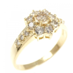 Nhẫn kim cương K18YG 0.50CT - Hàng hiệu Chính hãng