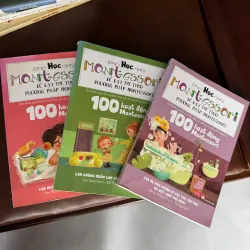 Combo 3 sách Học Montessori – 100 Hoạt Động Montessori Cho Trẻ - K3 1008047