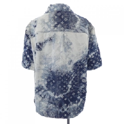 Áo sơ mi denim tay ngắn họa tiết monogram LOUIS VUITTON HNS17XNW2 - Hàng hiệu Authentic 901845