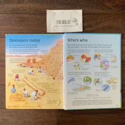 Sách ngoại văn See Inside the World of Dinosaurs, Used, Bìa cứng, Lật mở 756493