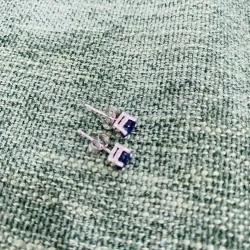 Đội nụ bạc 925 Saphire  926657