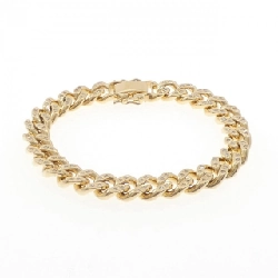 K18YG Vòng tay kim cương 1.00CT - Hàng hiệu Authentic 877567