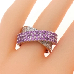 Nhẫn Sapphire K18WG 1.65CT - Hàng hiệu Chính hãng 852170