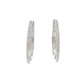 K18WG Bông tai kim cương 1.00CT - Hàng hiệu Chính hãng 867624