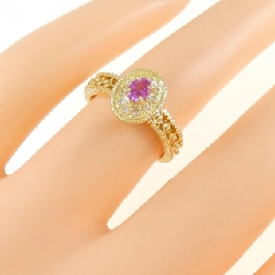 Nhẫn Sapphire K18YG 0.22CT 672500