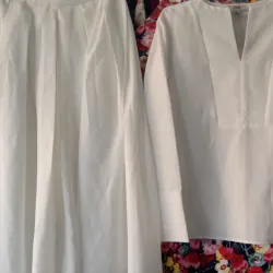 Set đầm trắng size S giá 75k 1009435