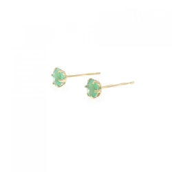 K18YG Emerald Earrings - Hàng hiệu Authentic 868584