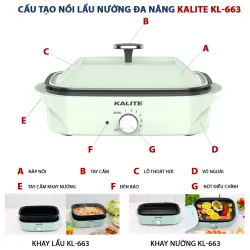 Kalite KL-663 – Nồi Lẩu Nướng Đa Năng, Tiết Kiệm Thời Gian, Phù Hợp Cho Mọi Gia Đình Việt! 692819
