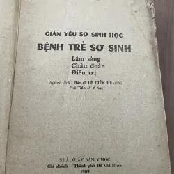 GIẢN YẾU SƠ SINH HỌC BỆNH TRẺ SƠ SINH - LAUGIER- Lâm sàng Chẩn đoán Điều trị- 1989 788985