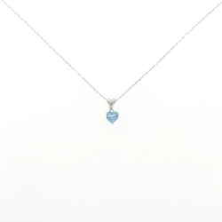 K10WG Heart Blue Topaz Necklace - Hàng hiệu Authentic