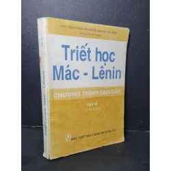Triết học Mác - Lênin chương trình cao cấp tập 3 mới 80% bẩn bìa, ố vàng, có chữ viết, gạch chân 1995 HCM2205 GIÁO TRÌNH, CHUYÊN MÔN Blogmeo 27525