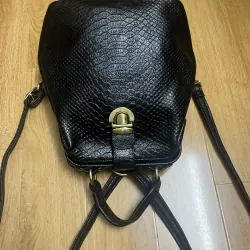 Balo nữ mini 20x25x12 da thật 2hand 996736