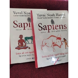 [Phiên Chợ Sách Cũ] Bộ 2 cuốn Sapiens bằng tranh - Yuval Noah Harari 2303