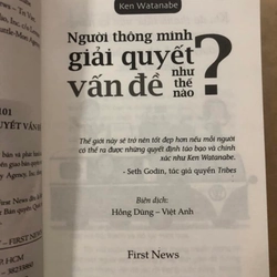 Sách cũ Người thông minh giải quyết vấn đề như thế nào - Ken Watanabe 306377