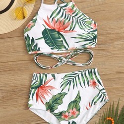 Bikini tropical trắng 80064