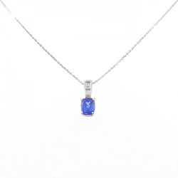 K18WG Mặt dây chuyền Tanzanite 1.38CT - Hàng hiệu Chính hãng