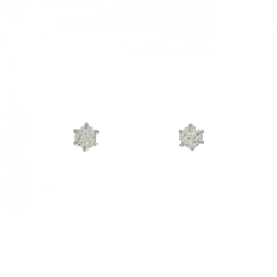 PT900 Bông tai kim cương 0.30CT - Hàng hiệu Authentic