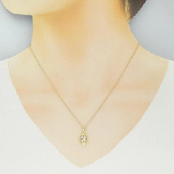 K18YG Aquamarine Necklace - Hàng hiệu Authentic 856847