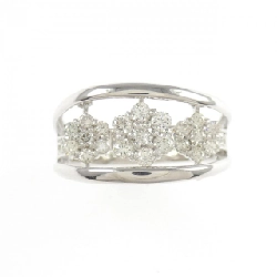 Nhẫn kim cương hoa K18WG 0.50CT - Hàng hiệu Authentic 854902