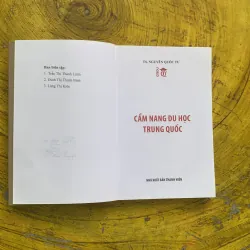 CẨM NANG DU HỌC TRUNG QUỐC - TS. NGUYỄN QUỐC TƯ  752741
