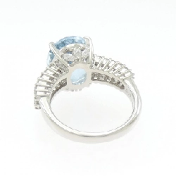 Nhẫn Aquamarine PT900 5.67CT - Hàng hiệu Chính hãng 850483