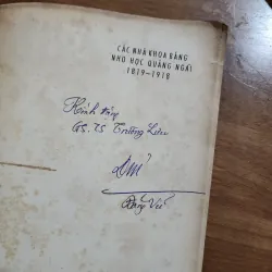 Các nhà khoa bảng nho học quảng ngãi 1819-1918 | cao chư 1022462