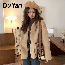 Áo khoác lông cừu nữ 24574