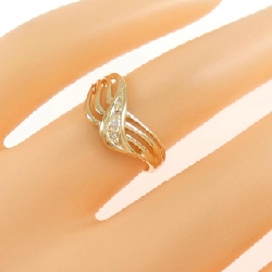 Nhẫn kim cương K18YG 670444