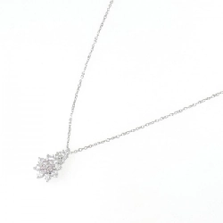 K18WG Hoa Hồng Kim Cương Nhẫn 0.12CT - Hàng hiệu Chính hãng 863879