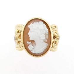 Nhẫn Shell Cameo K18YG - Hàng hiệu Authentic 854325