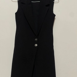 Áo khoác vest cộc tay dáng dài size S 509137