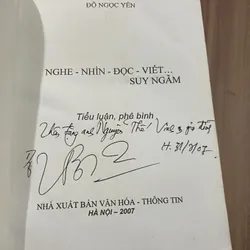 ĐỖ NGỌC YÊN- NGHE - NHÌN - ĐỌC - VIẾT... SUY NGẮM 697137