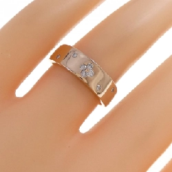 Nhẫn kim cương hoa K18PG 0.10CT 668675