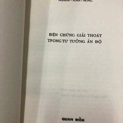 BIỆN CHỨNG GIẢI THOÁT TRONG TƯ TƯỞNG ẤN ĐỘ - Nghiêm Xuân Hồng 471120