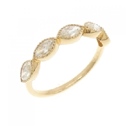 【Sản phẩm mới】Nhẫn kim cương K18YG 0.78CT