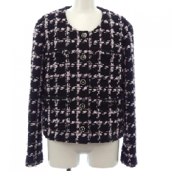 CHANEL LOOK12 P80405V72615 25B Áo khoác không cổ - Hàng hiệu Authentic